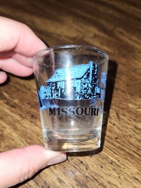 Missouri Blue Cabin Shot Glass - Souvenir Barware